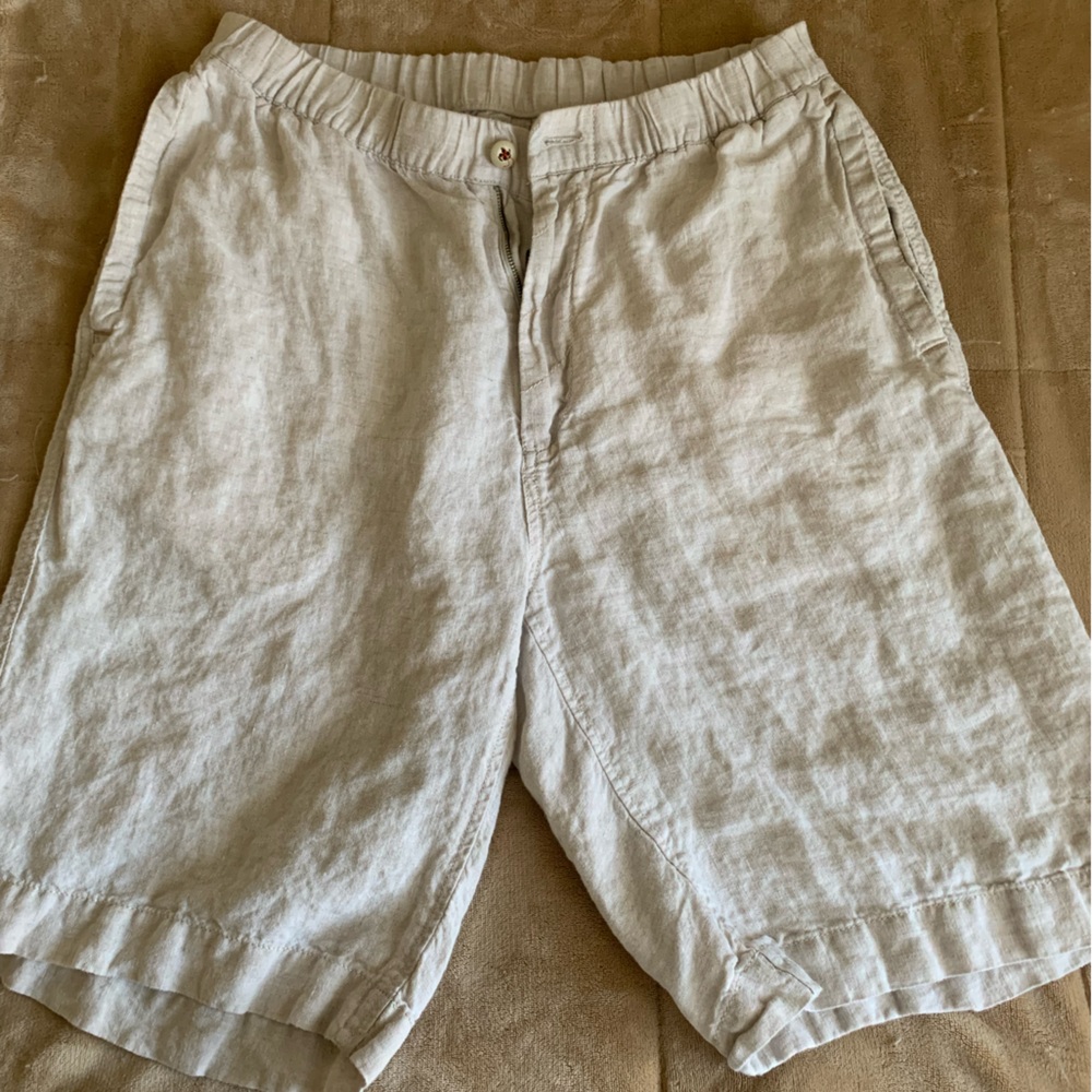 Tommy Bahama M "Relax" Linen Natural Cream-colored Shorts